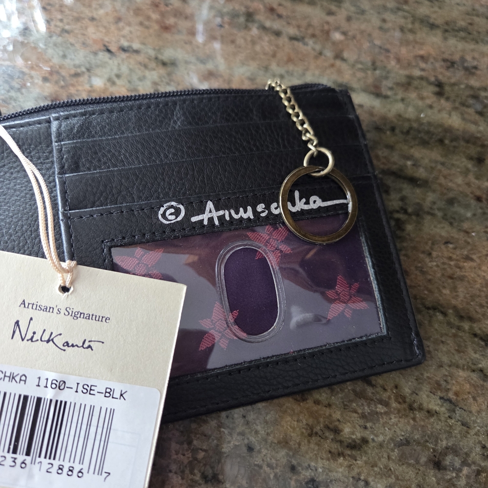 Rachel Zoe Lavender Woven Wristlet And Anuschka Wallet - Picture 11 of 11